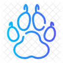 Empreinte de patte  Icône