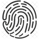 Empreinte Digitale Biometrique Icône