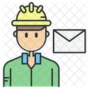 Empreiteiro masculino  Icon