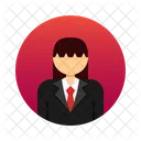 Empresaria Garota De Negocios Avatar Icon