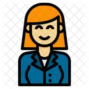 Mujer de negocios  Icon