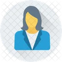 Mujer de negocios  Icono