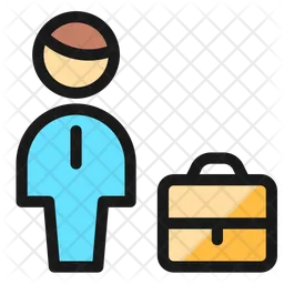 Empresario de recursos humanos  Icono