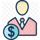 Empresario Persona De Negocios Gerente Icono