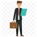 Empresario Investidor Trader Ícone