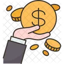 Emprestimos Funcionario Dinheiro Ícone