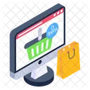 Web Shopping Empty Cart Online Shopping Icon