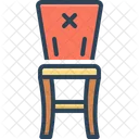 Empty Chair Nothing Icon