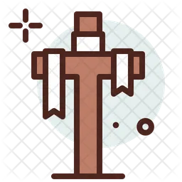 Empty Cross  Icon