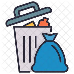 Empty Dustbin  Icon