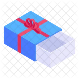 Empty Gift Box  Icon