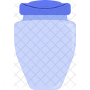 Empty Large Jar Jar Bottle Icon