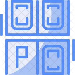 Empty Parking Space  Icon