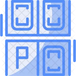 Empty Parking Space  Icon