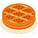 Pastel Tarta De Calabaza Comida Icono