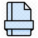 En Blanco Archivo Extension De Archivo Icono