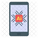 Inteligencia Artificial IA Movil IA En Linea Icon