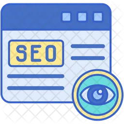 SEO en la página  Icono