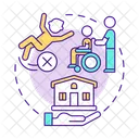 Enable safety at home  Icon