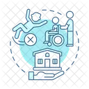 Enable safety at home  Icon