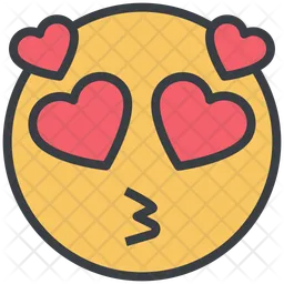 Enamorado Emoji Icono