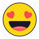 Enamorado Emoji Cara Icon