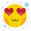 Emoji enamorado  Icono