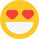 Otono Amor Emoji Icono