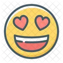 Enamored Emoji  Icon
