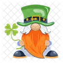 Dia De San Patricio Feliz Dia De Patricio Gnomo De Fantasia Icono