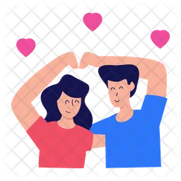 Pareja adorable  Icono