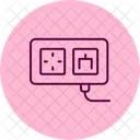 Enchufe De Pared Toma De Corriente Electrodomestico Icono