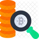 Buscar Bitcoin Encontrar Bitcoin Bitcoin Icono