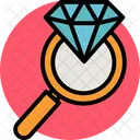 Encontrar diamante  Icono