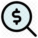 Encontrar Dinero Dinero Dolar Icono