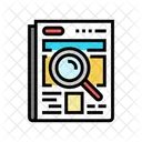 Periodico Busqueda Lupa Icono