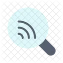 Busqueda Investigacion Wifi Icono