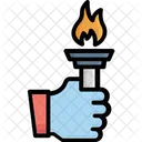 Encourage Flame Flame Torch Icon