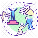 Encourage kids with praise  Icon