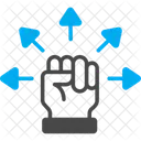 Encouragement Collaboration Hands Icon