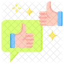 Encouragement Positive Good Icon