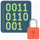 Encrypt Data Binary Numbers Icon