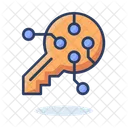 Encrypt Key Crypto Key Digital Key Icon