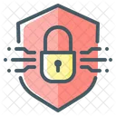 Blockchain Encrypted Lock Icon