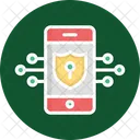 Encrypted Antivirus App Data Protection Mobile Safety Icon