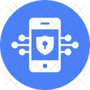 Encrypted Antivirus App Data Protection Mobile Safety Icon