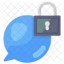 Encrypted Chat Secure Chat Secure Communication Icon