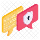 End To End Encryption Encrypted Chat Encrypted Messages Icon