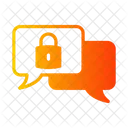 Encrypted Chat Protected Chat Secure Message Icon