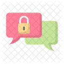 Encrypted Chat Chat Security Secure Message Icon